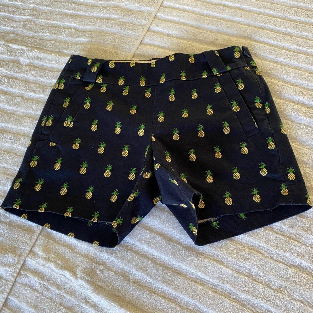 Side-zip short shorts, J. Crew
